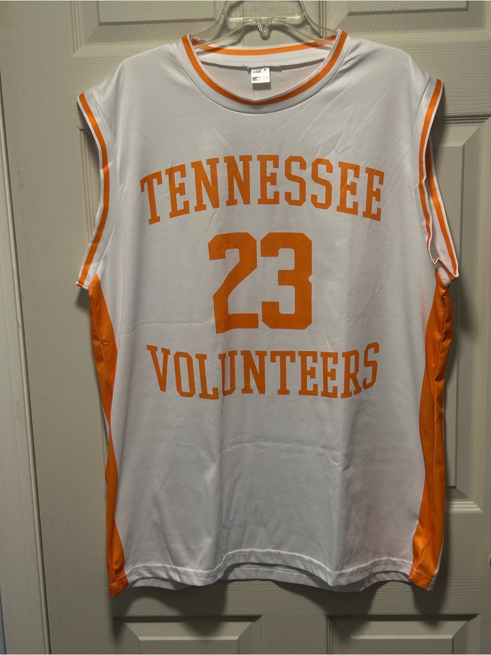 University Of Tennessee Volunteers 2023 SGA White Orange Basketball Jersey XL
